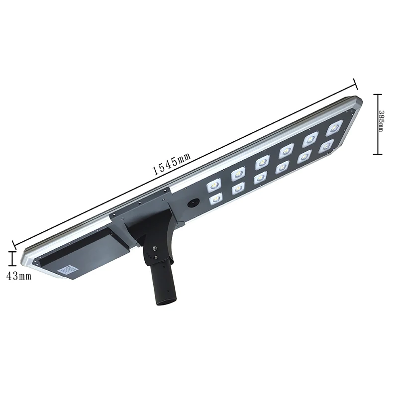 XINTONG All in One Integrated LED Solar Street Light Outdoor 3 Years Warranty Energy Saving Luminaria Lamp with Motion Sensor