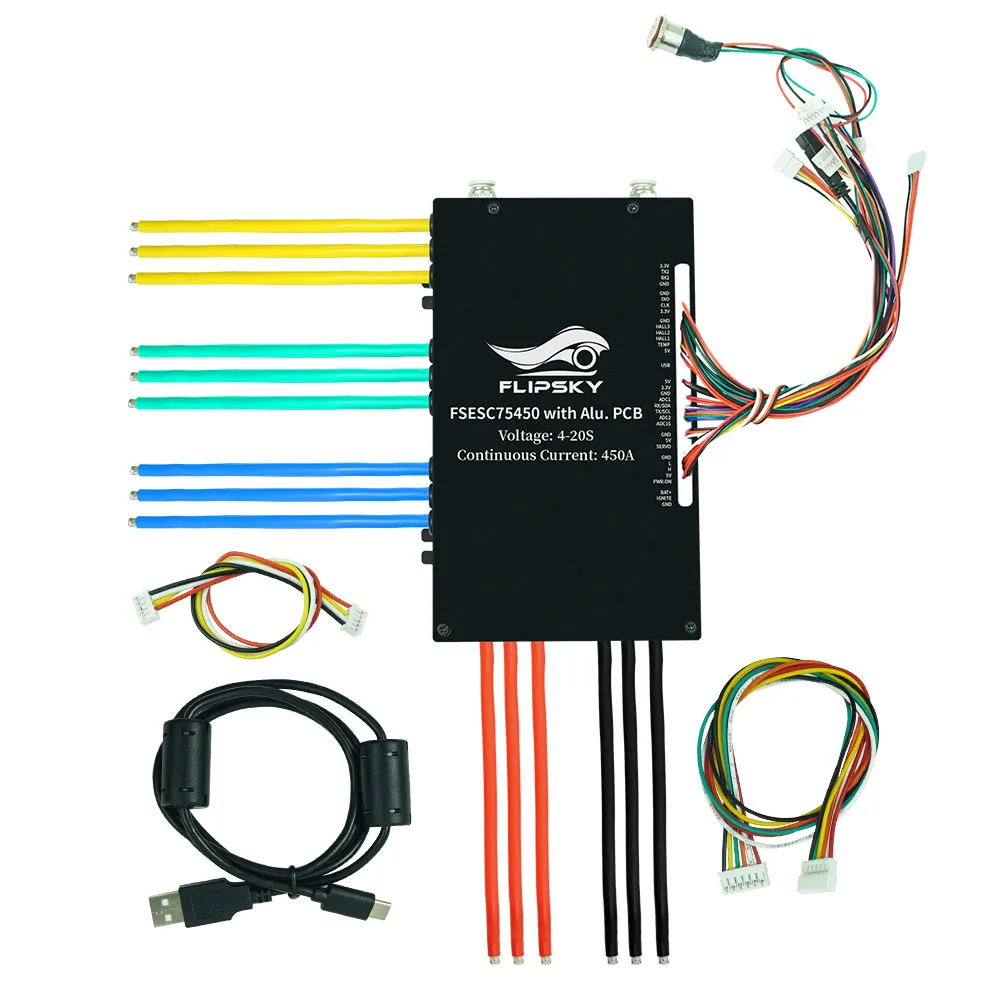 Flipsky 75450 ESC with Water Cooling for E-Foil Performance