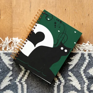 Promotional Cat Notebook Vision Board Organizer A5 Weekly Planner Spiral Journal Notepad Diaries for Manifestation or Gift