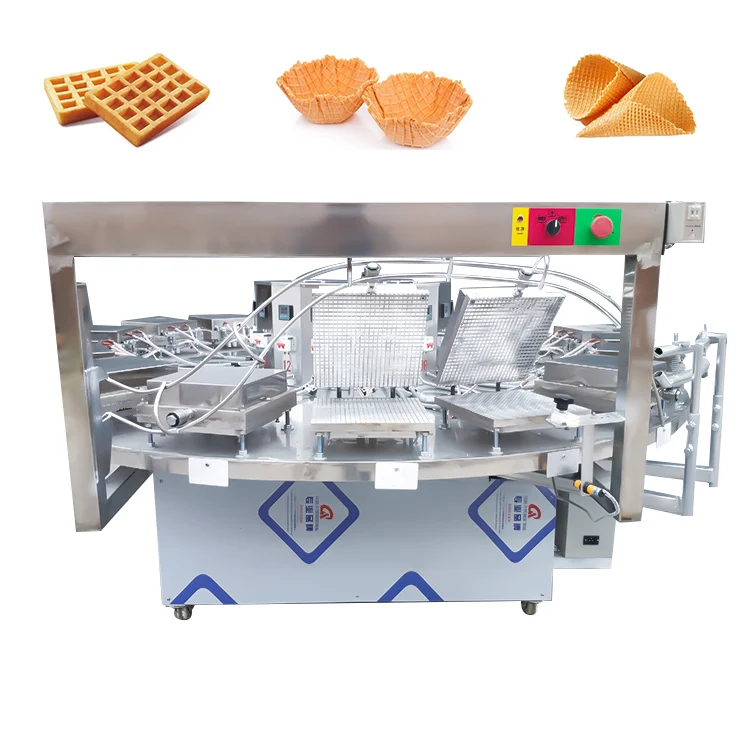 Commercial Production Line Crispy Egg Roll Cookie Ice Cream Cone