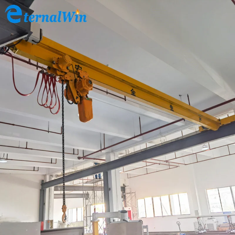 3 Ton 5 Ton 10 Ton Demag Insulated Wireless Remote Eot Single Girder Overhead Crane with Motor and Gear Price