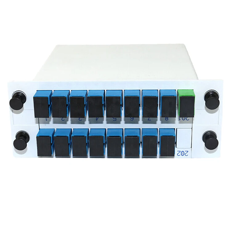 NETWORK OPTICAL PON MODULE CASSETTE 1 X 16 2 4 8 32 FIBER OPTIC MINI PLC SPLITTER CONNECTOR SCAPC SC UPC