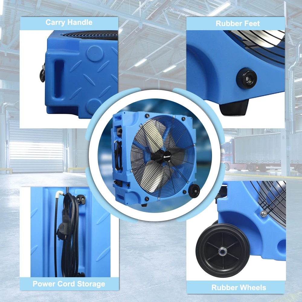 Drum Fan, 36", 900mm, SAA, ETL - detail 6