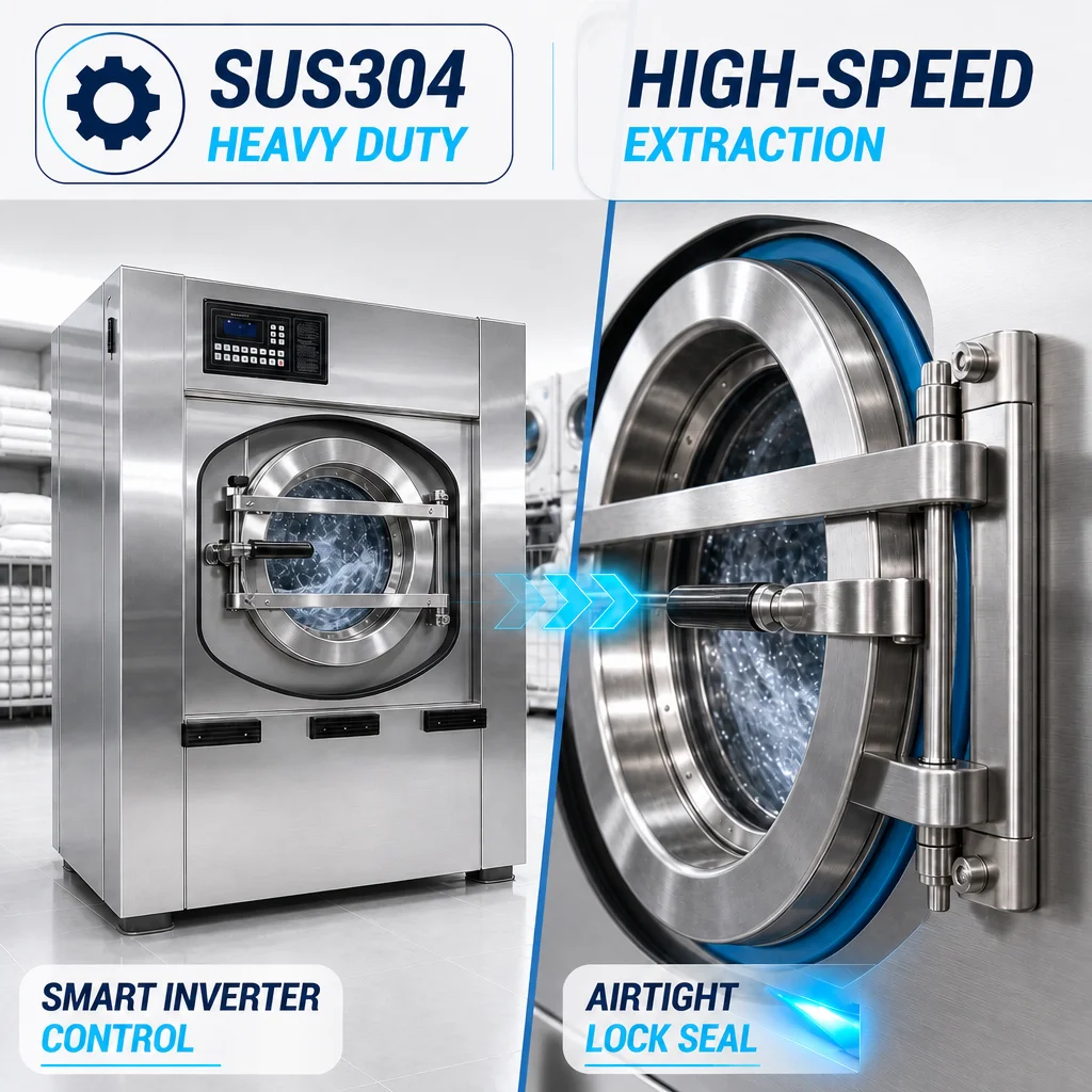 Huebsch Washer Hotel Laundry Washing Machine