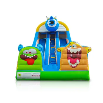 Customized Cartoon Features Inflatable Amusement Park Inflatable Playground Play With Inflatable Play House For Kids