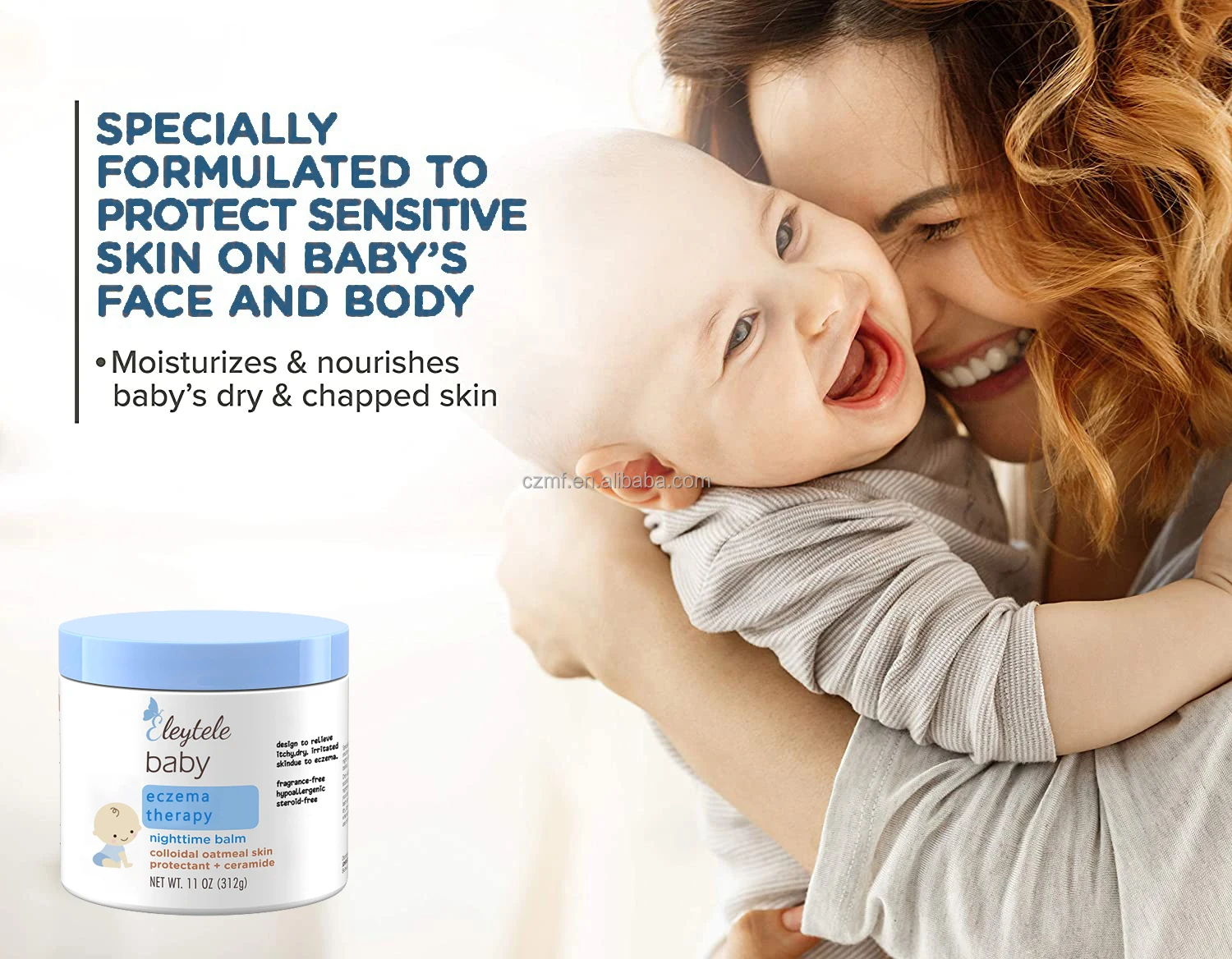 OEM Фирменная торговая марка заводская цена Натуральный Детский бальзам успокаивающий экзема подгузник сыпь отбеливающая Крем от экземы