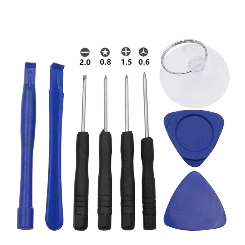 Eight-piece set of digital repair tools