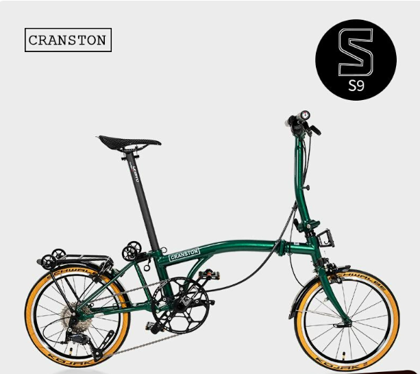 CRANSTON S9 16インチ軽量アルミフレーム9速折りたたみ自転車