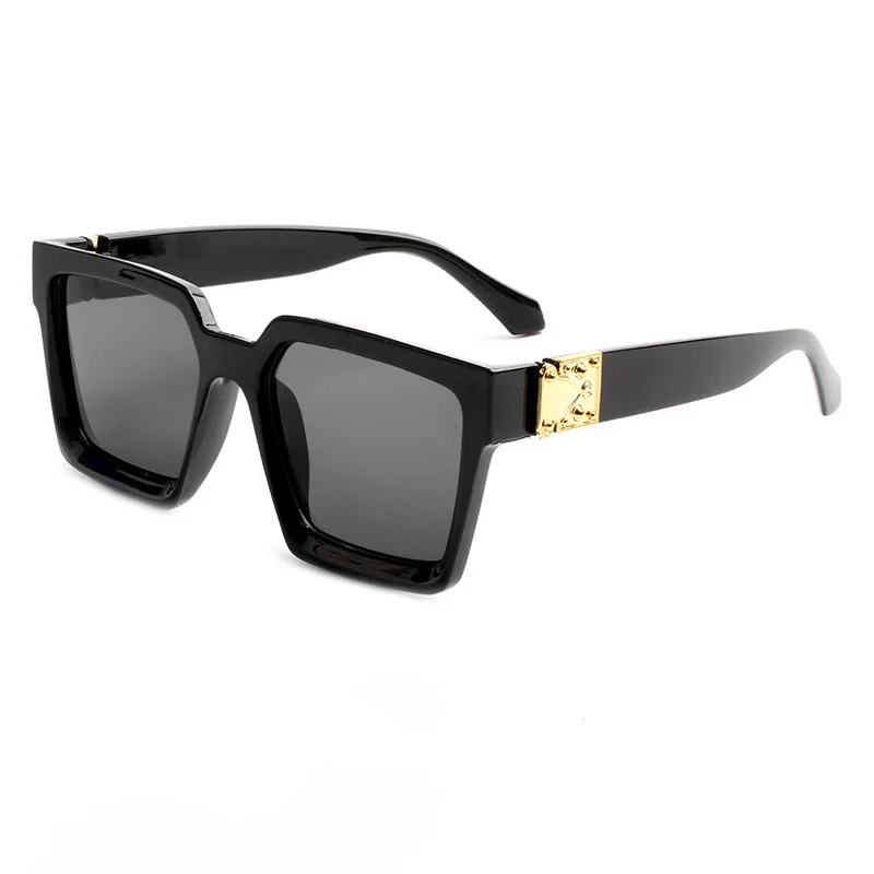 Trendy Luxury Sunglasses Millionair Gafas De Lujo Large Frame Square Pc Men and Women Sh aperçu 6