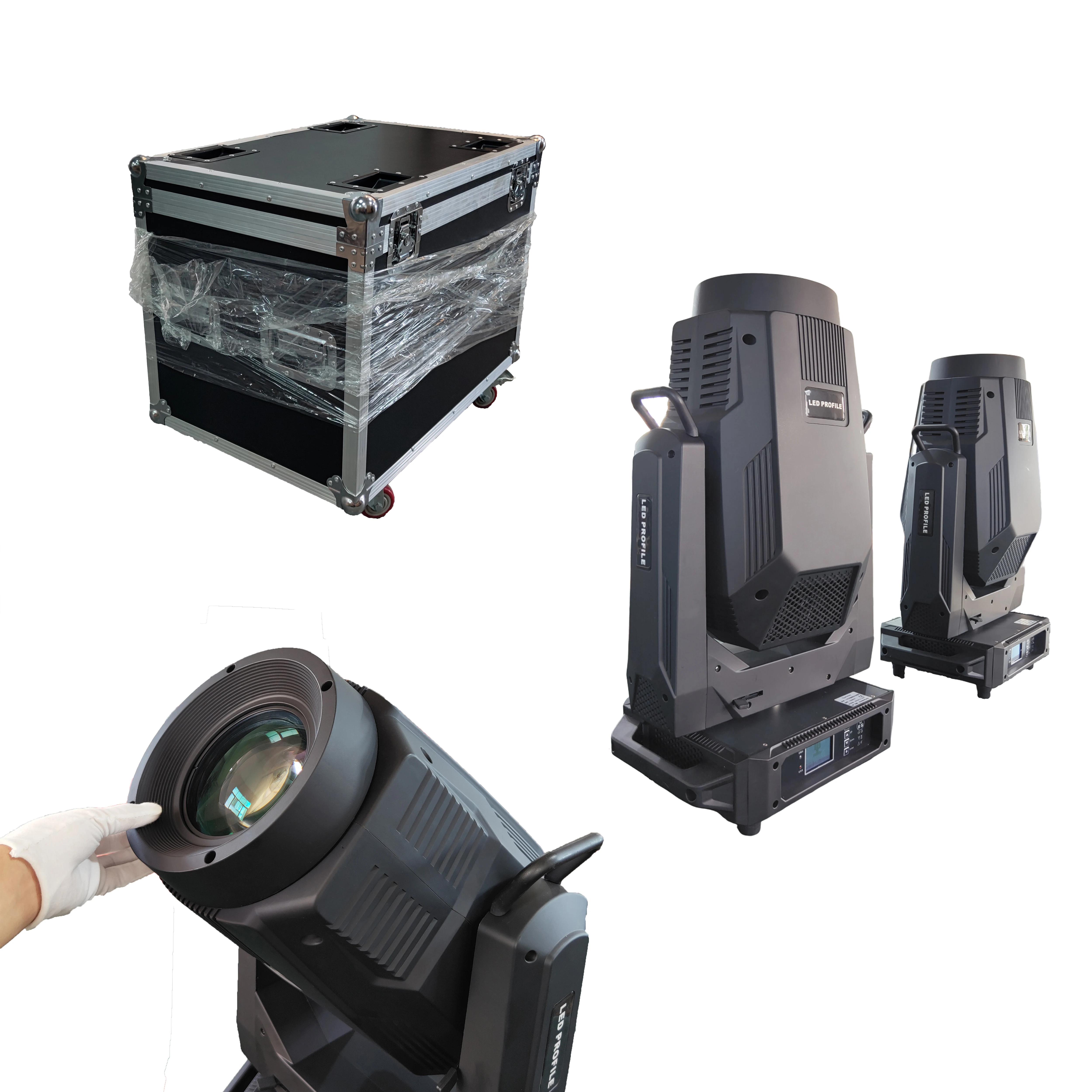 Powerful 1100W DMX RDM 4in1 Moving Lights LED PROFILE Cutting Light Frame for Speech Bar Banquet Hall Disco Performance