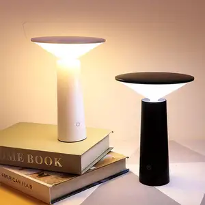 Touch LED Modern Dimmable Bar Table Lamp Clear Night Light for Restaurant and Reading Rooms Battery