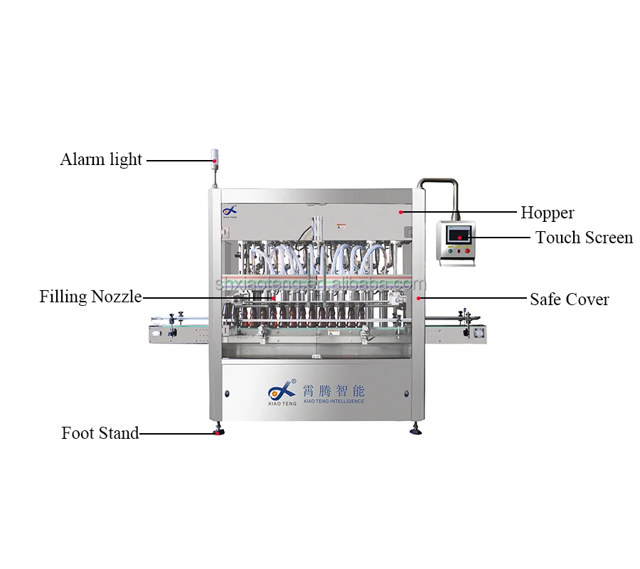 4 Nozzle Piston Pump Injection Automatic Health Care Liquid Filling Machine for Manual Feeding Bottle