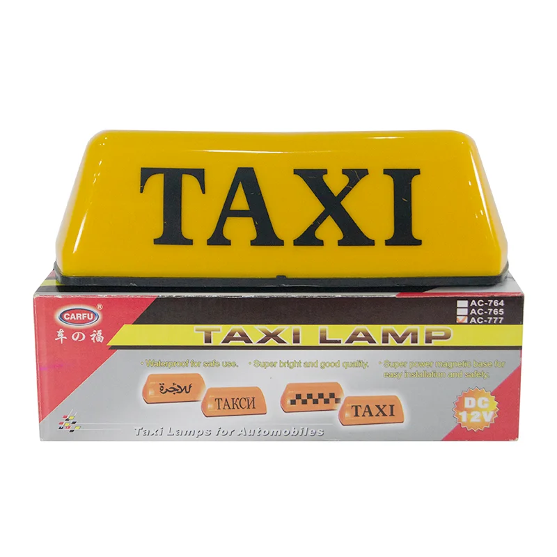 Taxi Cab Roof Top Advertising Signs - LED Top Light Box for