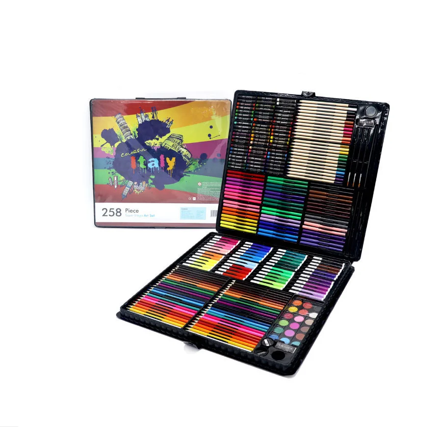 Bview Искусство высокого качества 258 штук детская живопись набор mega Art