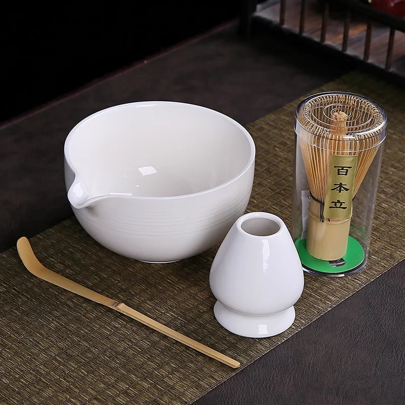 Wholesale Custom Logo Traditional Handmade Ceremony Matcha Bowl Tool Set Kit details