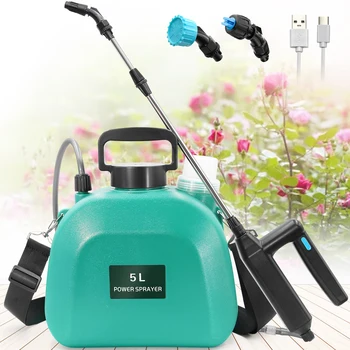 Sylstar 5L Battery Portable Plastic Hand Cordless Electric Garden Sprayer