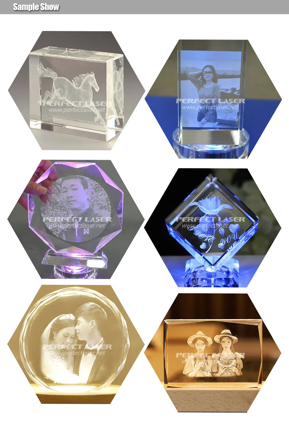 Perfect Laser Small LED Trophy Keychain Ball Glass Cartoon Photo 3d Laser Inside Glass Engraving Engraver Machine for Crystal
