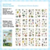 C Rainforest Flower Garden-blue