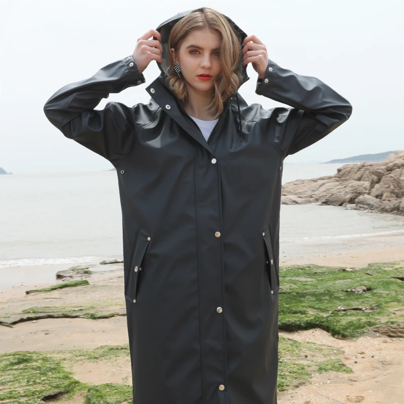Coat Men Women's Waterproof Raincoat With Hood Stylish Shop