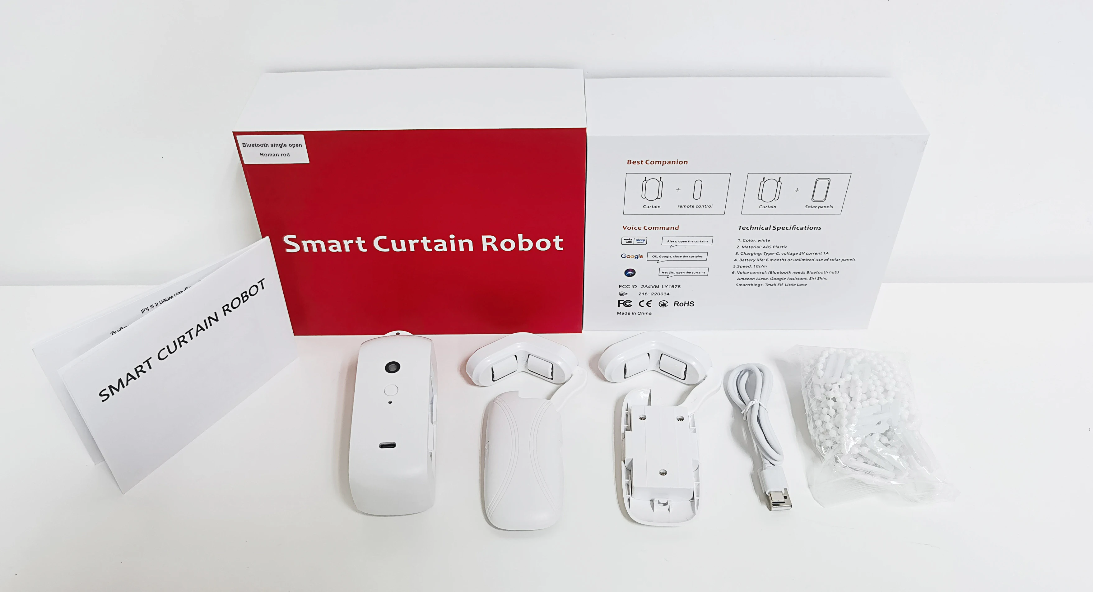 Tuya Wifi Electric Curtain Motor Wireless Smart Curtain Opener Bluetooth Remote Control Curtains