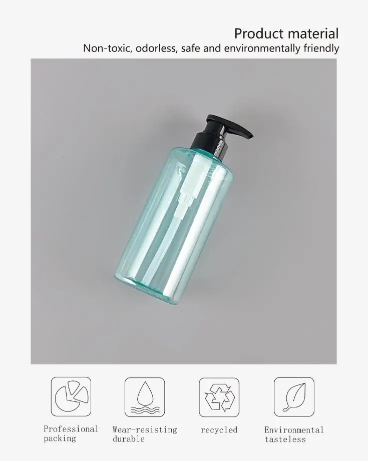 New Design Wash Bottle 500ml Hand Wash Bottle Dish Wash Liquid Empty