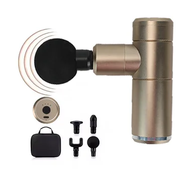 Mini Fascial Massage Gun Massager for Body Neck Back Deep Tissue Muscle Relaxation Pain Small Handheld Relief Tool 2024