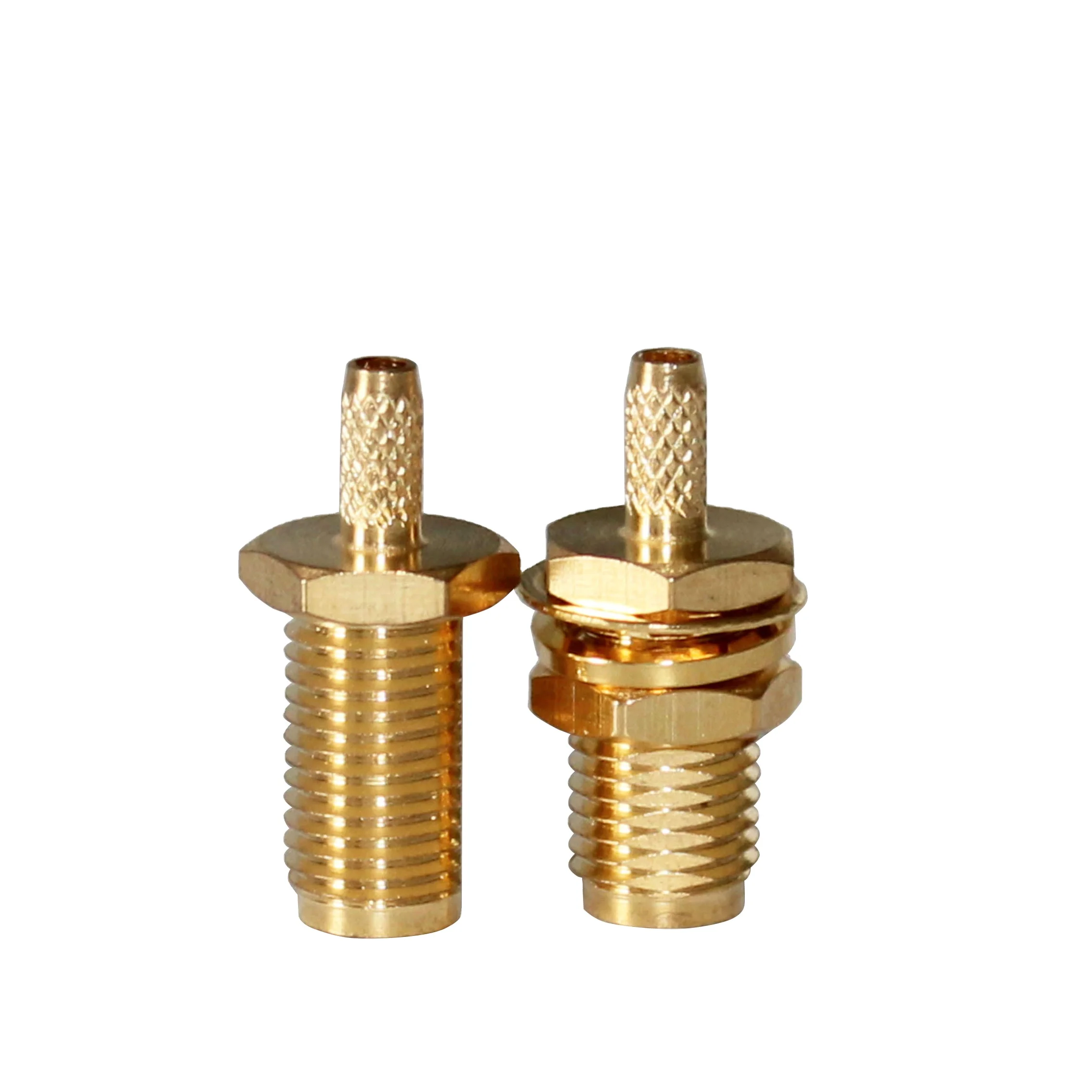 product manufacturer sells copper gold plated rp sma c ky15 integrated 11 tooth female connector rp sma coaxial connectors-2