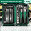 40-piece screwdriver set, 40 pieces per set, 0.73kg