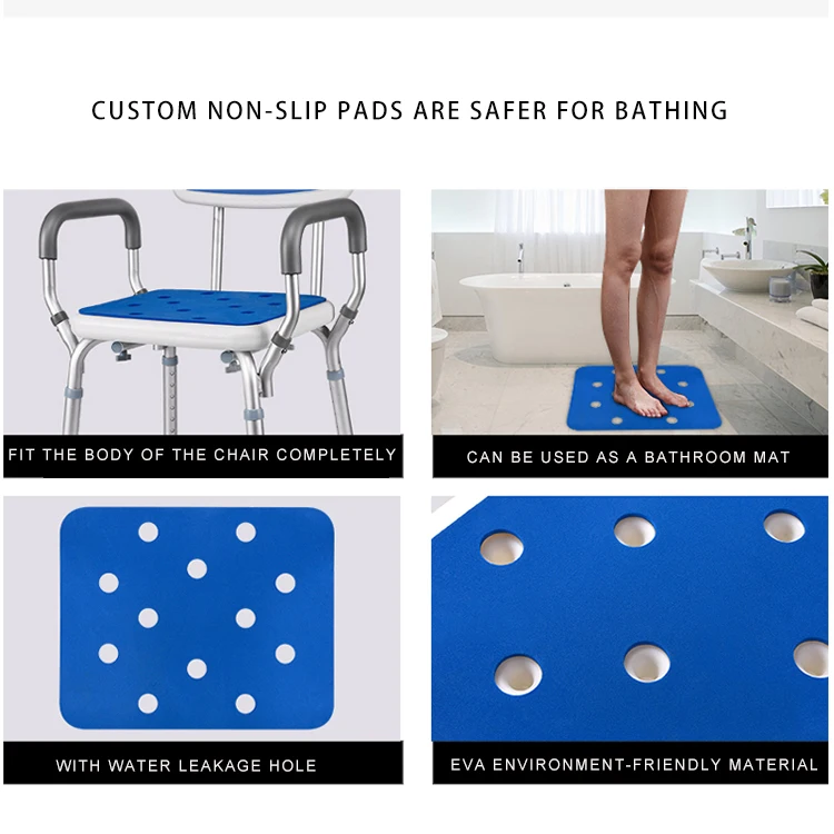 Hot Selling Ksitex Assist Bathroom Aluminum Alloy Nonslip Shower Chair