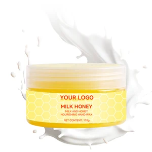 Luxury Honey & Milk Enriched Hand Peel Mask Gentle Exfoliation & Lightening for Soft Hydrating Hands