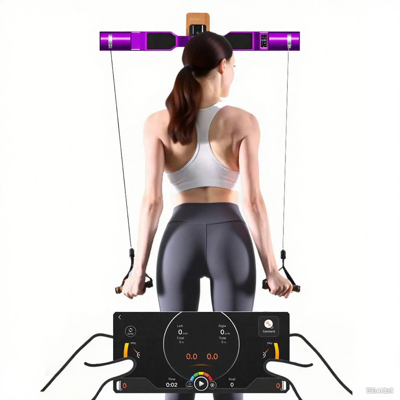 All-in-one Smart Foldable Aluminum Alloy Strength Training Home Workout Equipment