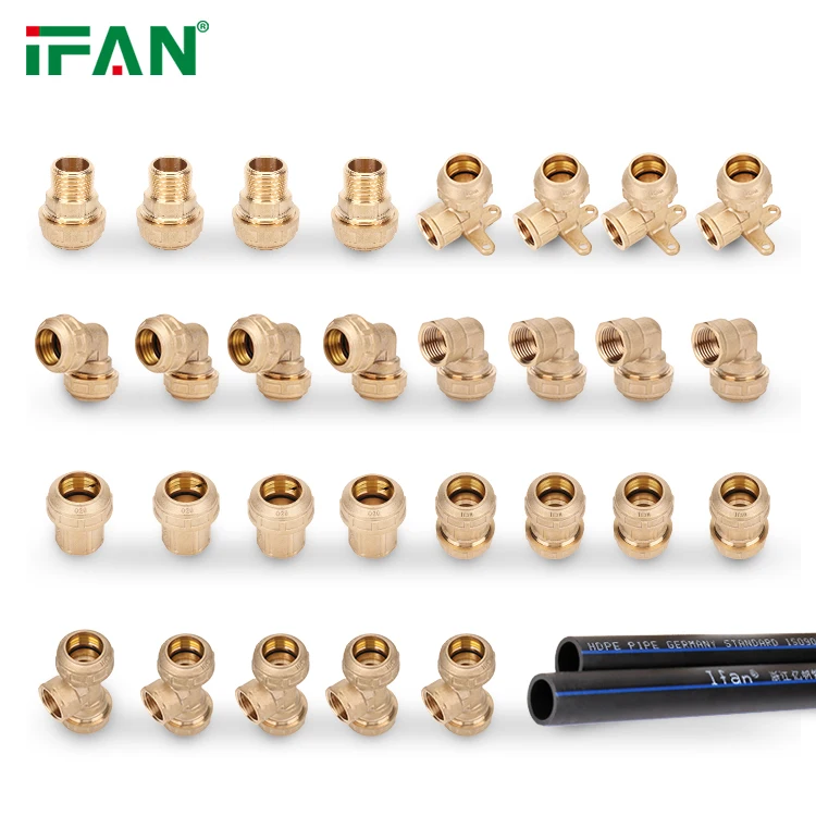 IFAN Brass PE Compression Fittings