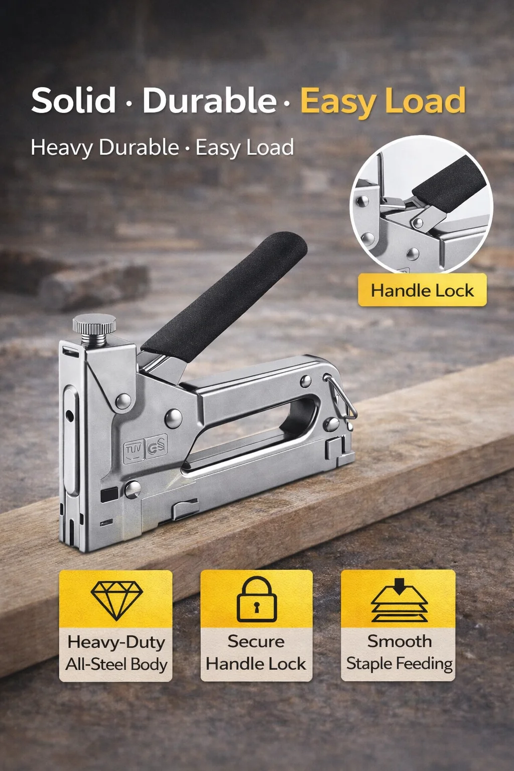 DIY Manual Staple Gun-OEM Customizable 3 Types Compatible (T-Type/U ...
