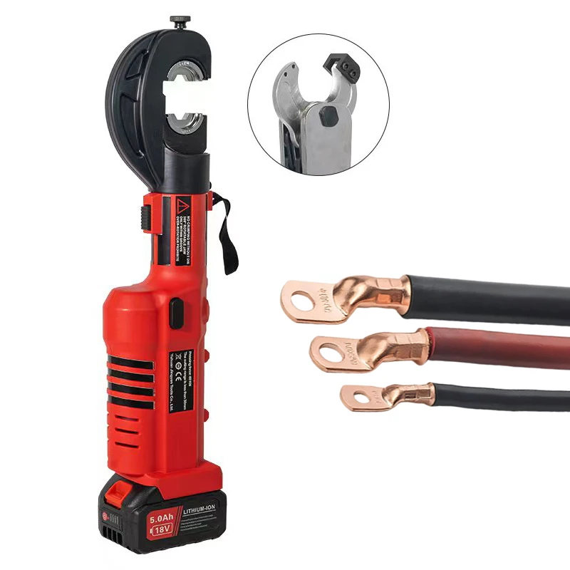 Electric Hydraulic Crimper Cutter ES-300C/30C 18V Battery Powered Compression Tool for Cable Lugs