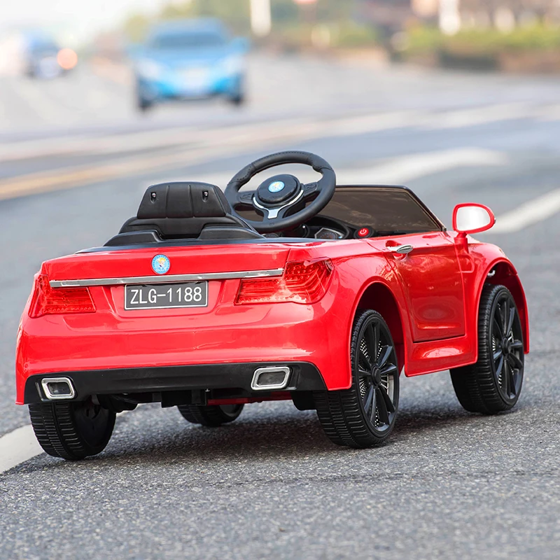 2020 New Red Ride-on Toy Electric Car for Kids Age 3-8 Years with Remote Control & 4 Plastic Wheels in Stock & Cheap Price