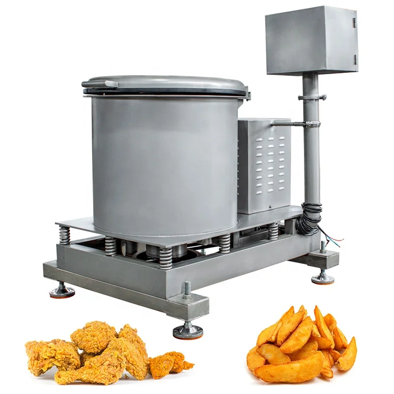 Fried Food Oil Separator Machine - Deoiling Machine