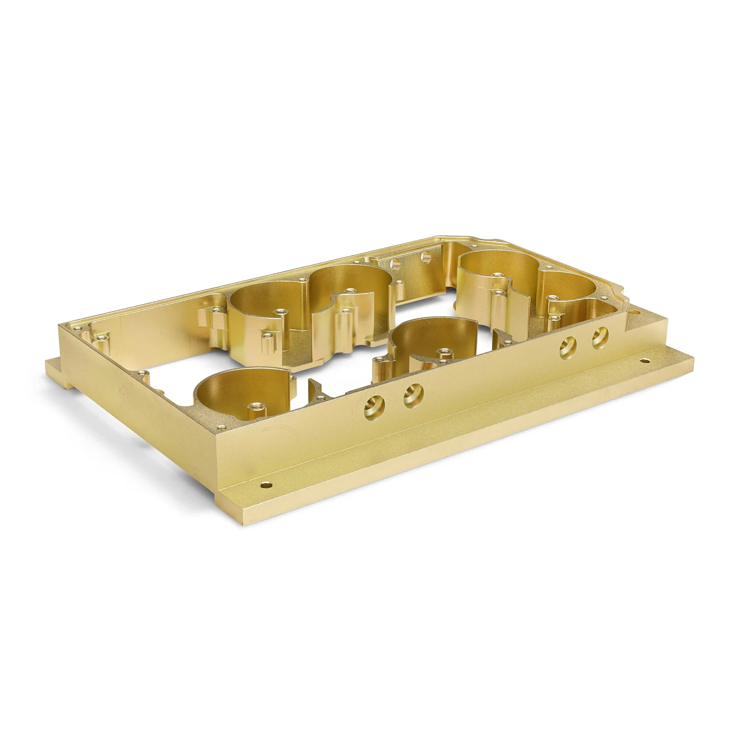 CNC Precision Customized Brass Aluminum Alloy Box Hardware Parts Bracket Non-Standard Processing Lathe Milling Machine Metal