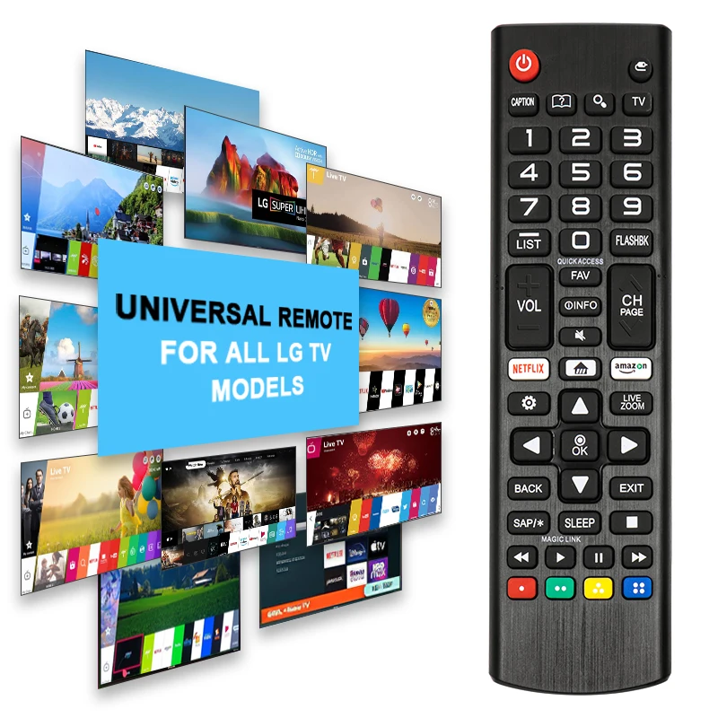 Universal-Fernbedienung Für LG TVs – Ersatz Für AKB73655806, Einfach Zu Bedienen