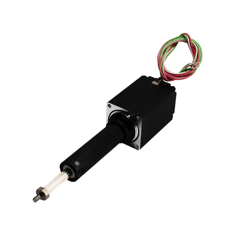 Fixed Shaft Linear Telescopic Push Rod Stepper Motor Servo Electric