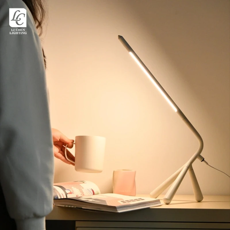 P3046TA-S Modern Indoor Decoration Table Light Living Room Hotel Room Bedroom Bedside Study LED Table Lamp  Night Light