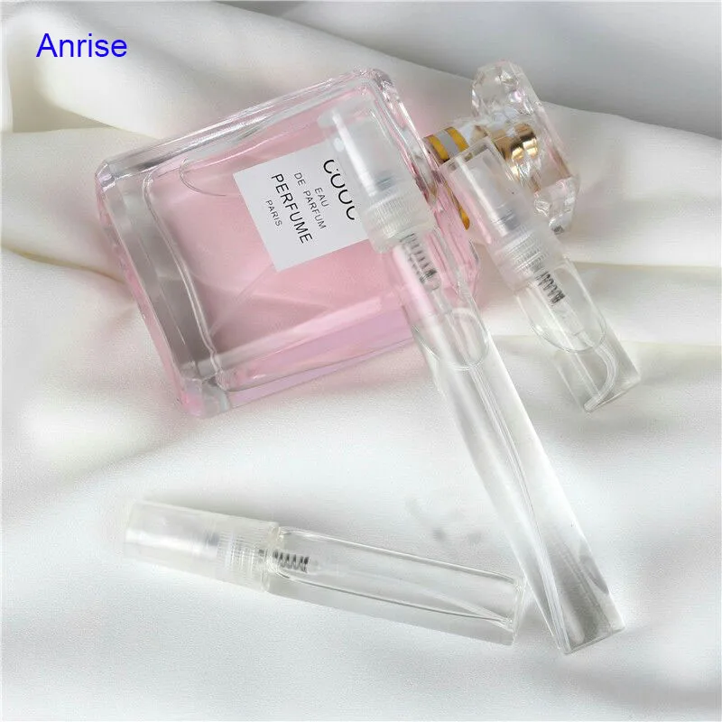 Mini Size 2ml 3ml 5ml 10ml Clear Glass Vial Perfume Spray Atomizer Sample Bottle