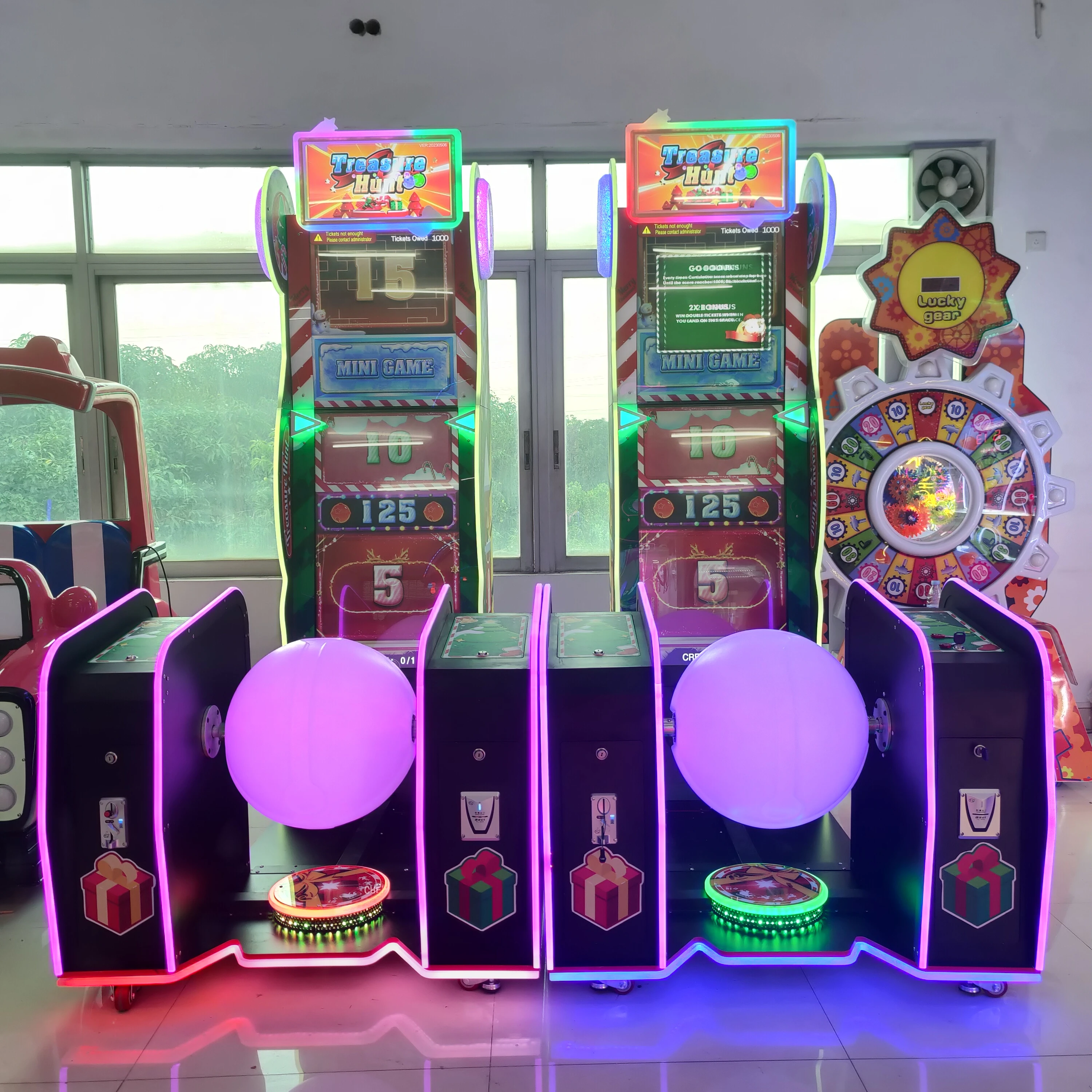 Coin-Operated Video Arcade Game Machine Redemption Tickets Simulator with Boxing 220V Fun Play Zone Made of Plastic