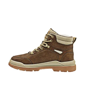 Men's Winter Warm Ankle Snow Boots Faux Fur Lined Waterproof and Anti-Slippery Lace-Up Closure for Outdoor Walking