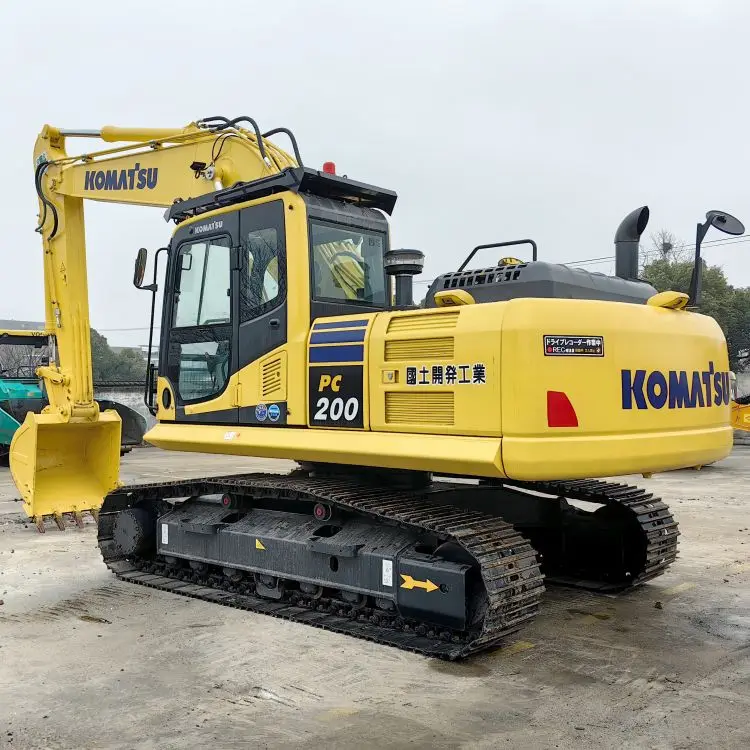 107KW Used Wheel Excavator 20ton Komatsu PC200-8 Excavator Good Condition