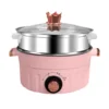Pink-20-28CM-Stainless Steel Steamer Basket