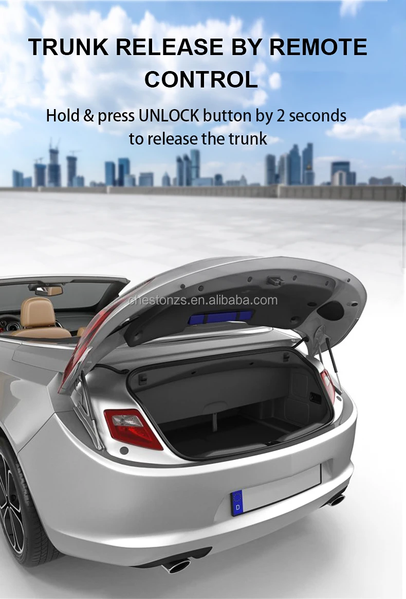 Smart Push Start Button Engine Keyless Entry Car Alarm System With App