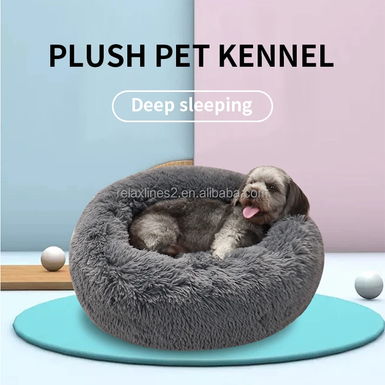 Relaxlines Small Dog Waterproof Plush Bed Pet Kennel Soft And
