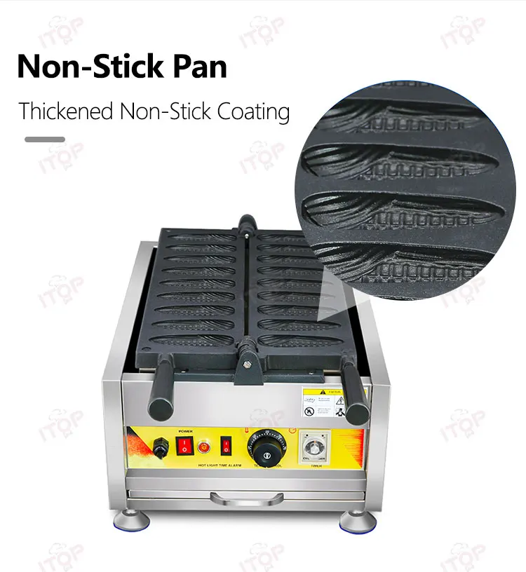 Cornbread Ring Maker Electric Snack Machine Corn Waffle Maker for Sales