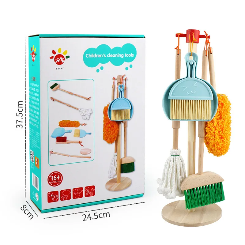 Compact Brush & Dustpan Set - Montessori Services