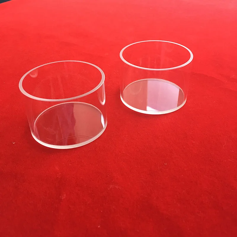 Laboratory Analyzer Reflection Spectrometer Round Optical Glass Cell 25*25mm Cylindrical Quartz Glass Cuvette